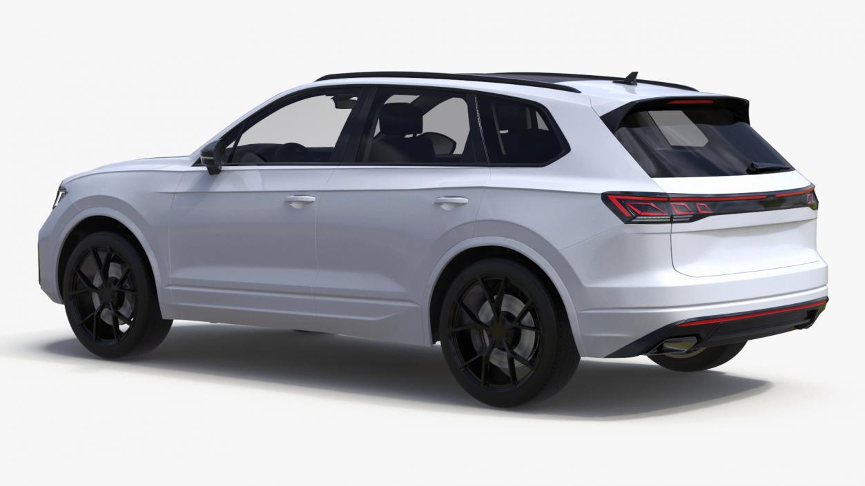 3D model Electric SUV White 2