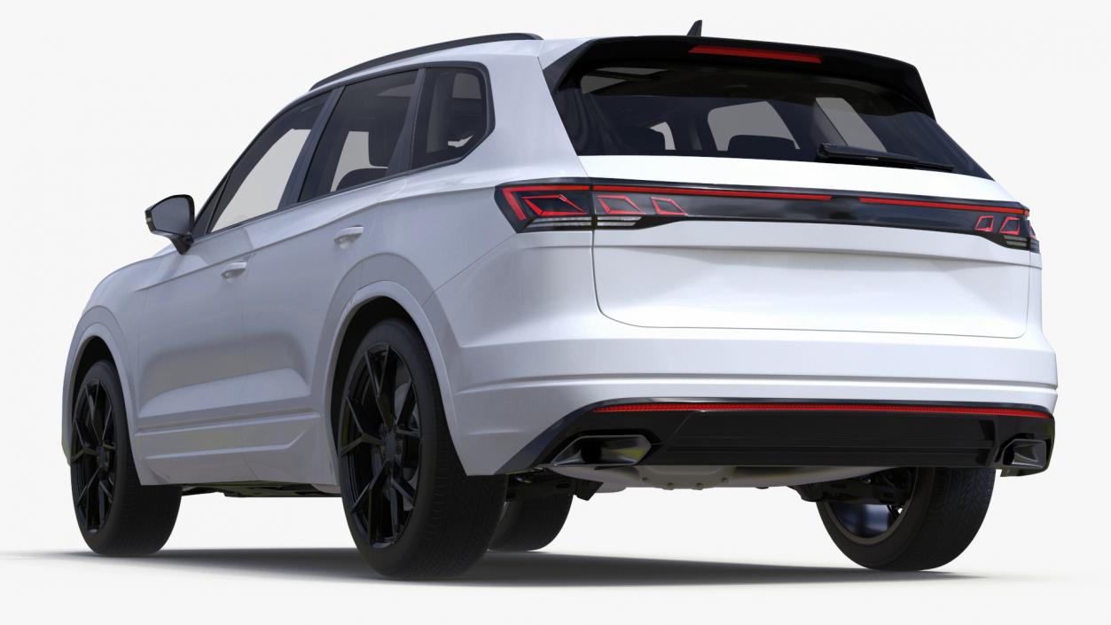 3D model Electric SUV White 2