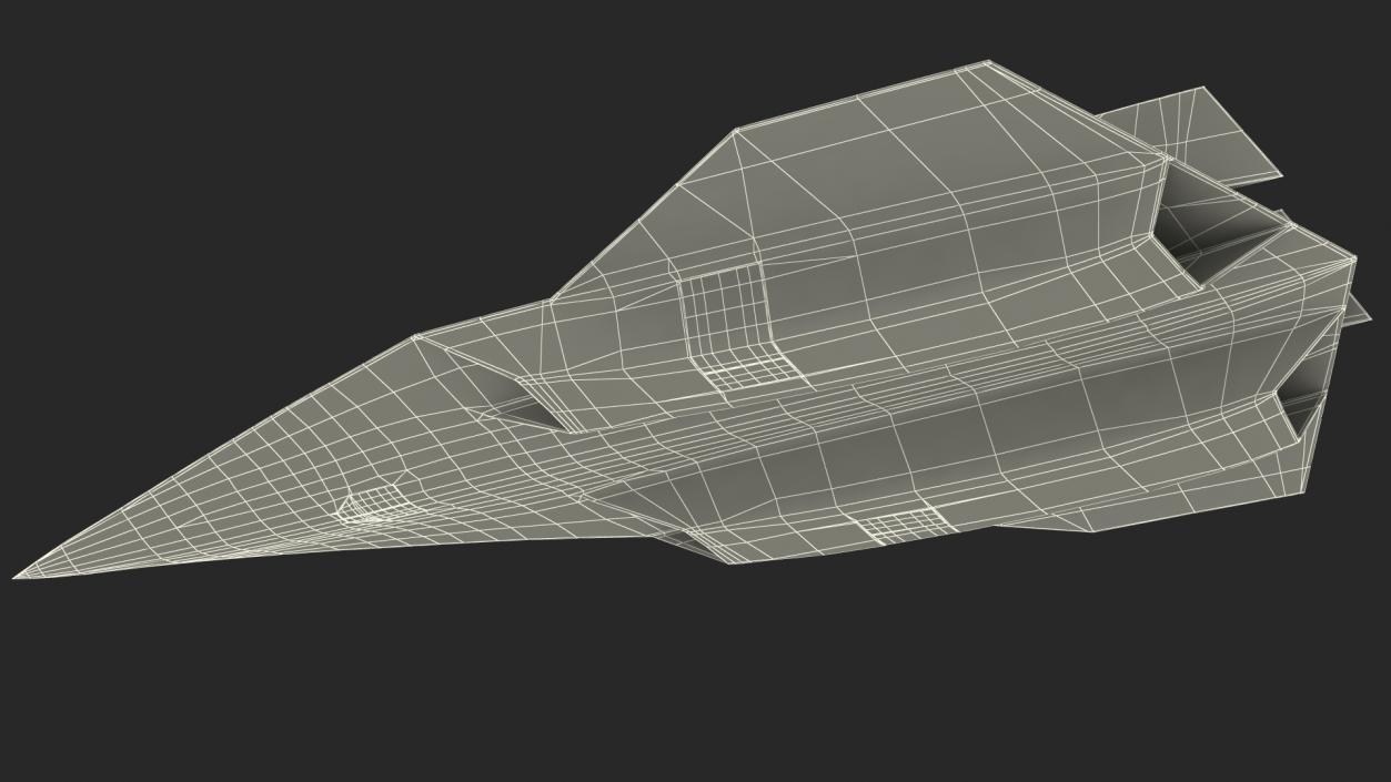 3D model Lockheed SR-72 DarkStar Rigged