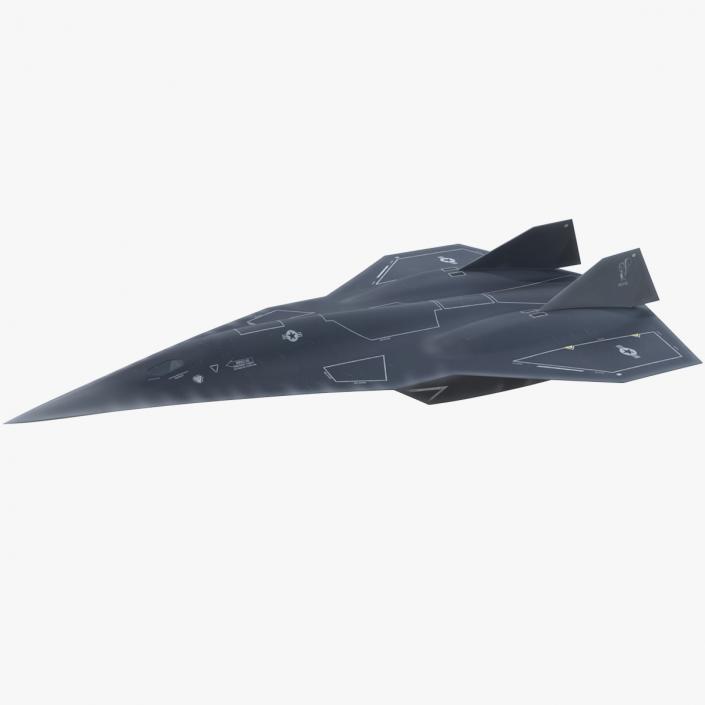 3D model Lockheed SR-72 DarkStar Rigged