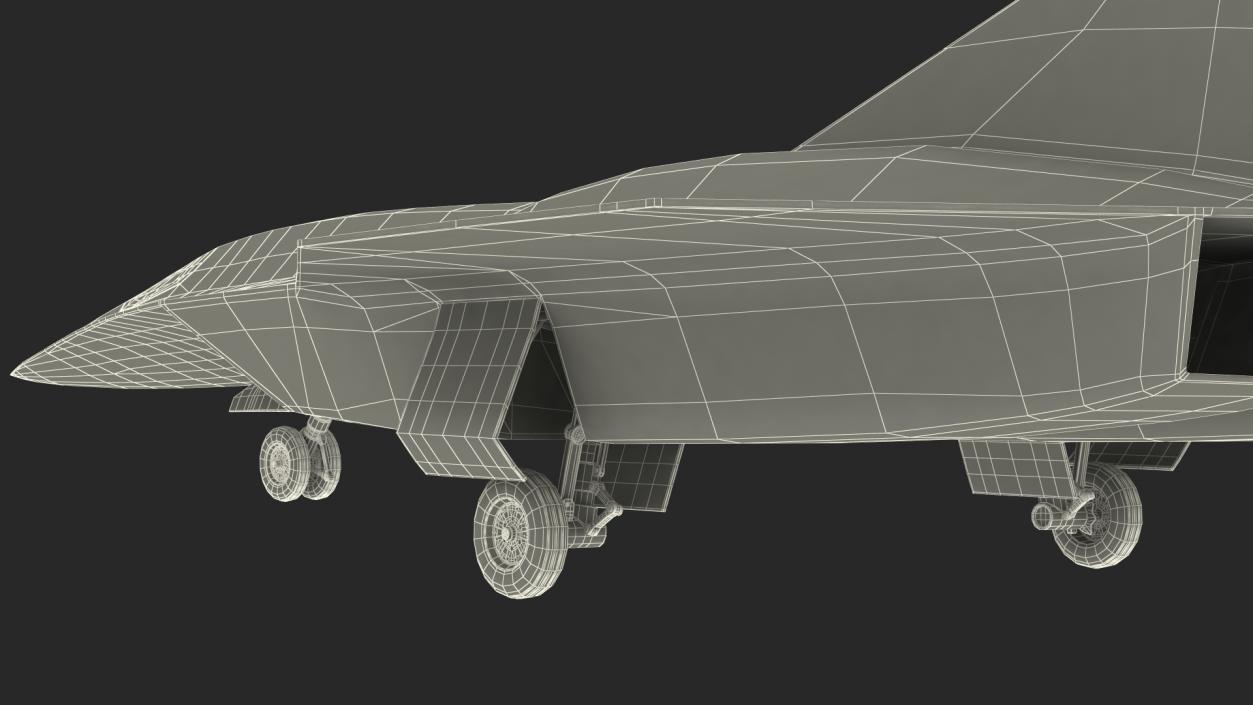 3D model Lockheed SR-72 DarkStar Rigged