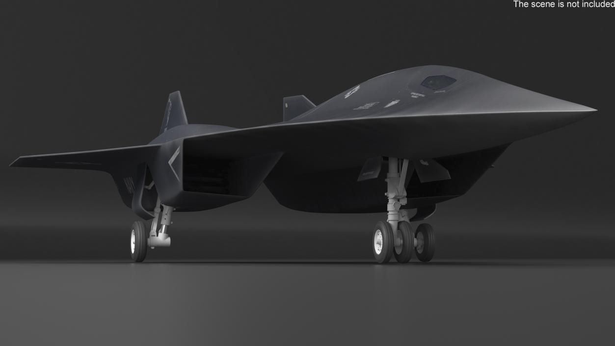 3D model Lockheed SR-72 DarkStar Rigged