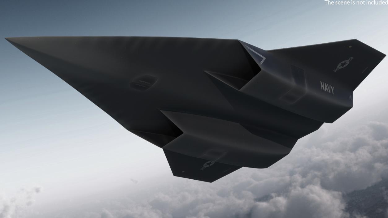 3D model Lockheed SR-72 DarkStar Rigged