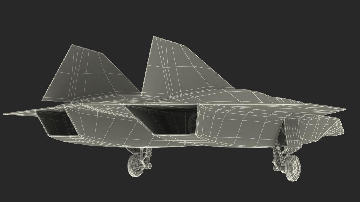 3D model Lockheed SR-72 DarkStar Rigged