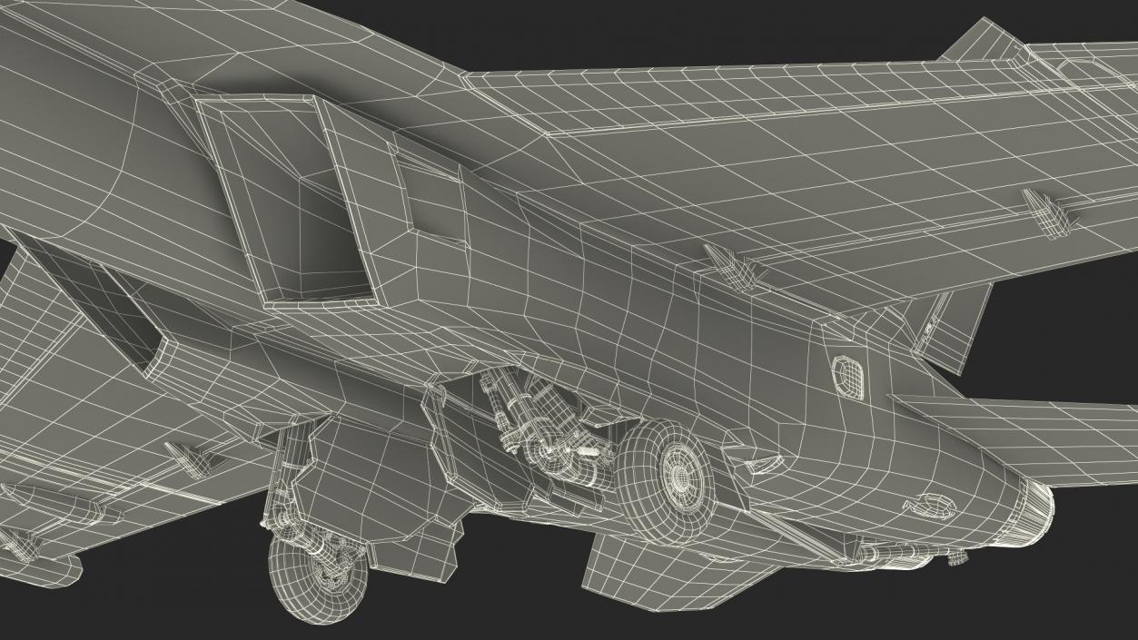 Aircraft Boeing EA-18G without Armament 3D model