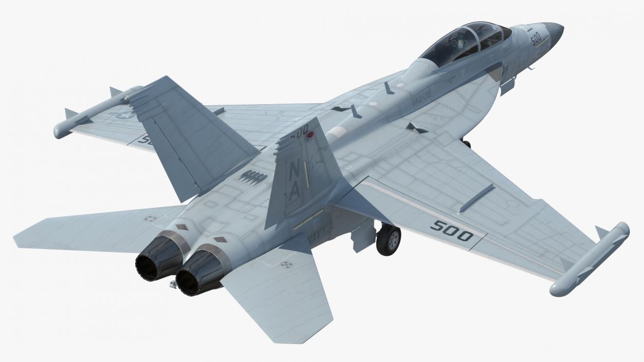 Aircraft Boeing EA-18G without Armament 3D model