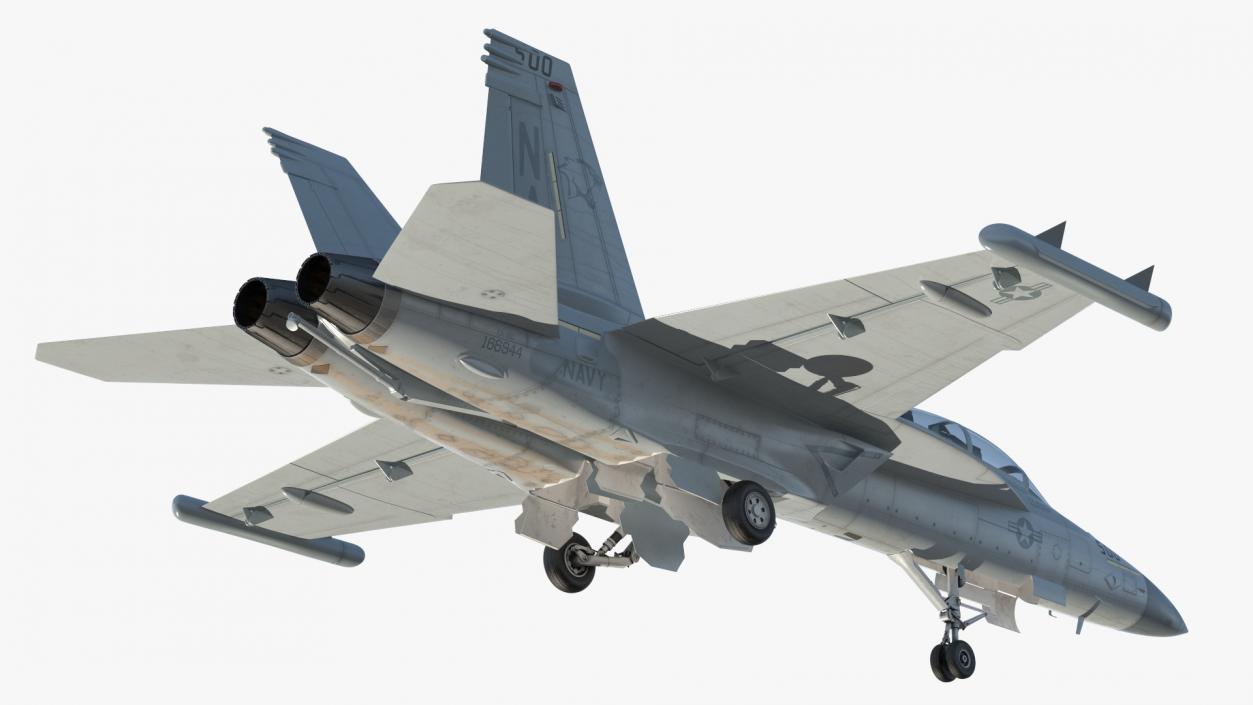 Aircraft Boeing EA-18G without Armament 3D model