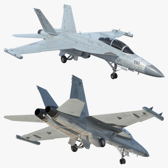 Aircraft Boeing EA-18G without Armament 3D model