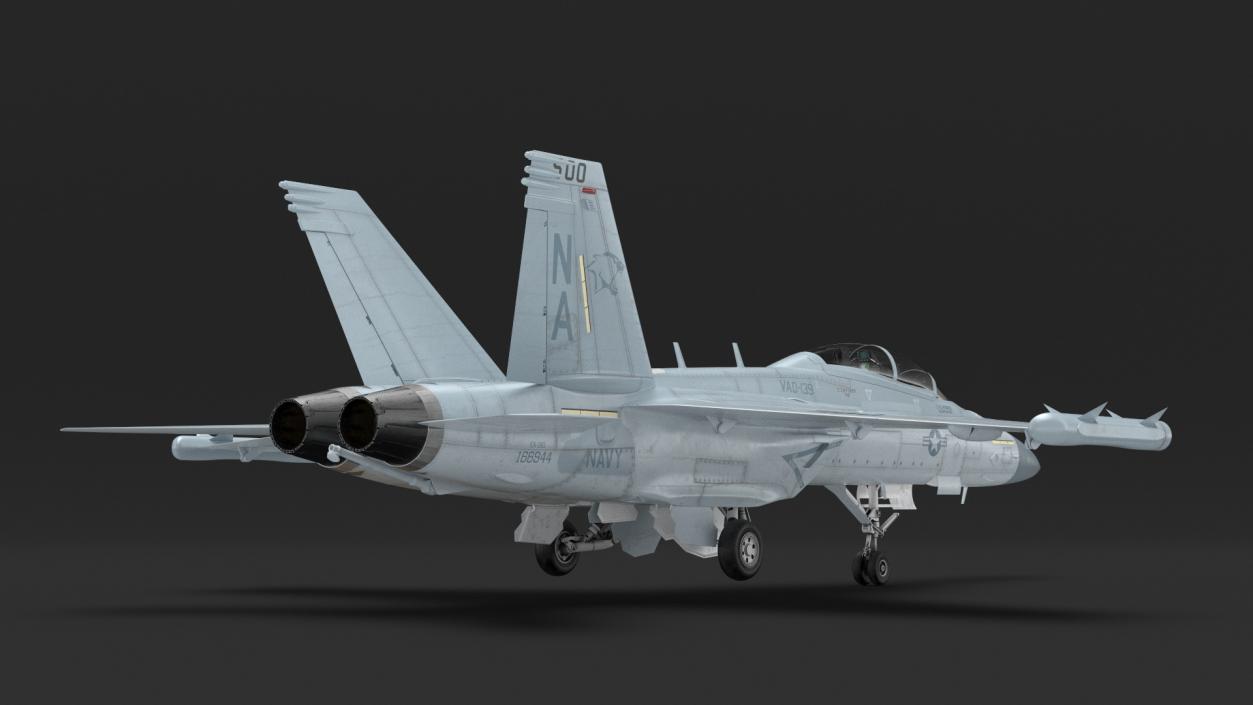 Aircraft Boeing EA-18G without Armament 3D model