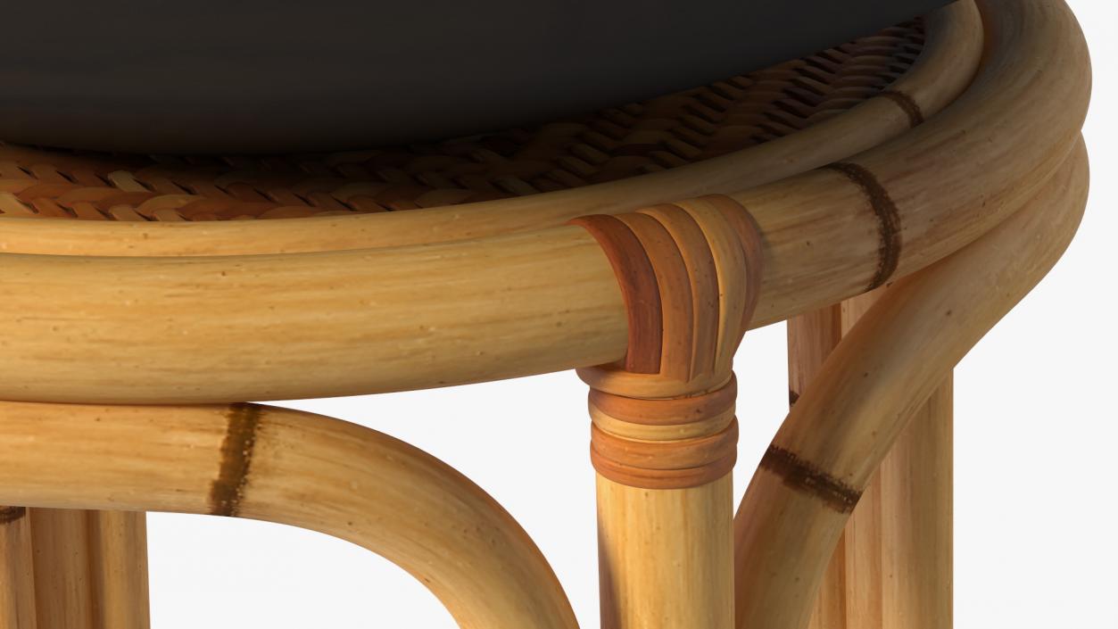 3D Hang Instrument on Bamboo Stool