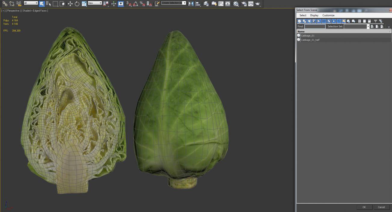 Sweetheart Cabbage Collection 3D model