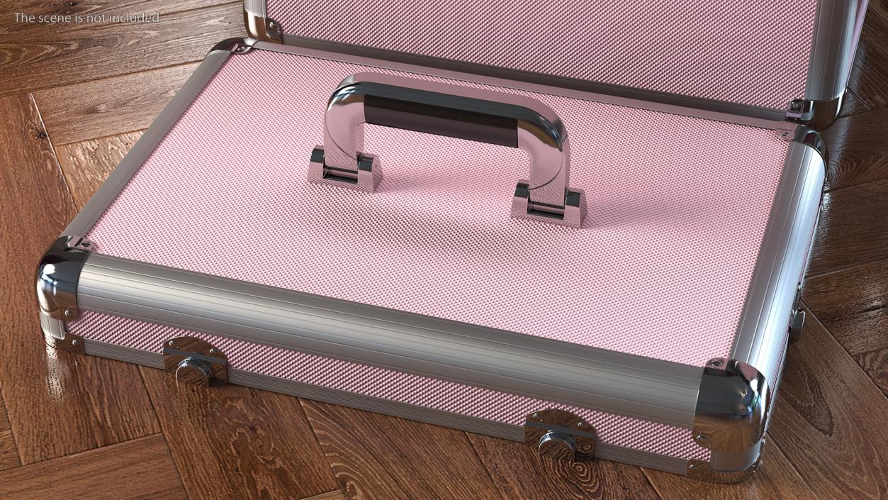 3D model Unfolded Yaheetech Makeup Case Pink