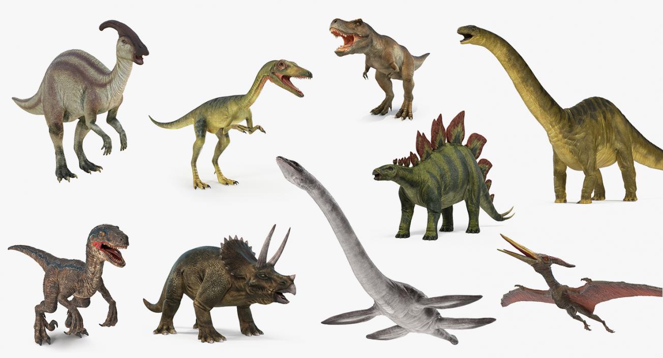 Dinosaurs 3D Models Collection 4 3D