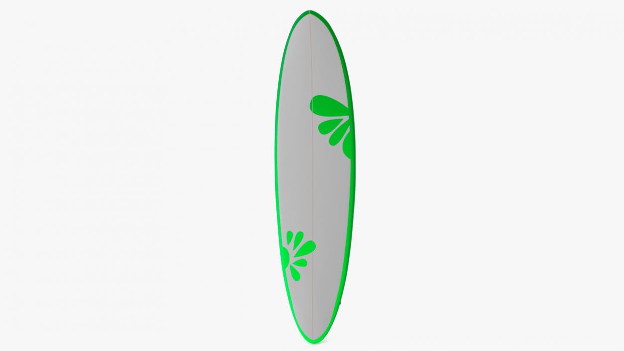 3D Funboard Surfboard model