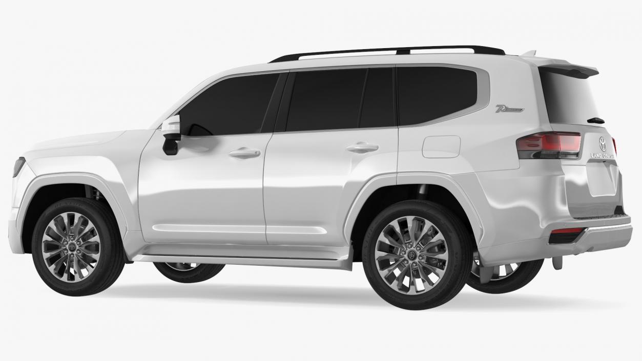 3D Toyota Land Cruiser 2022 Exterior Only model