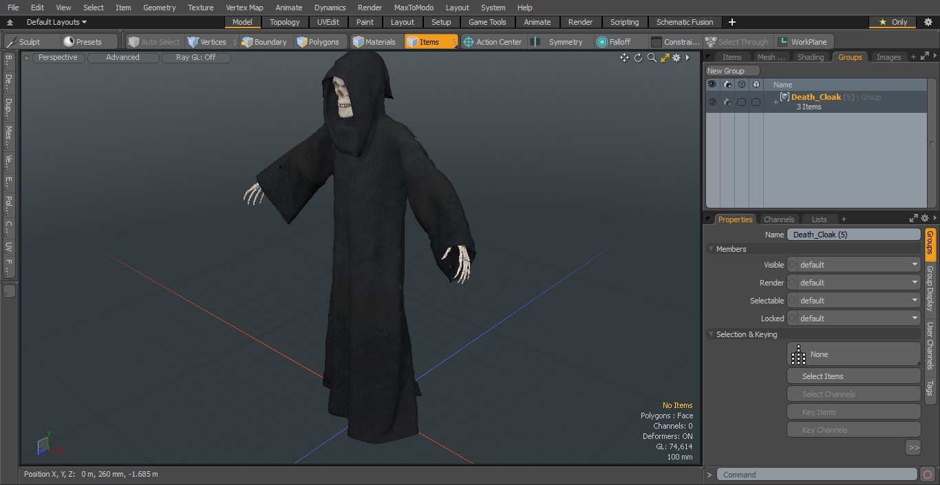 3D Death Cloak