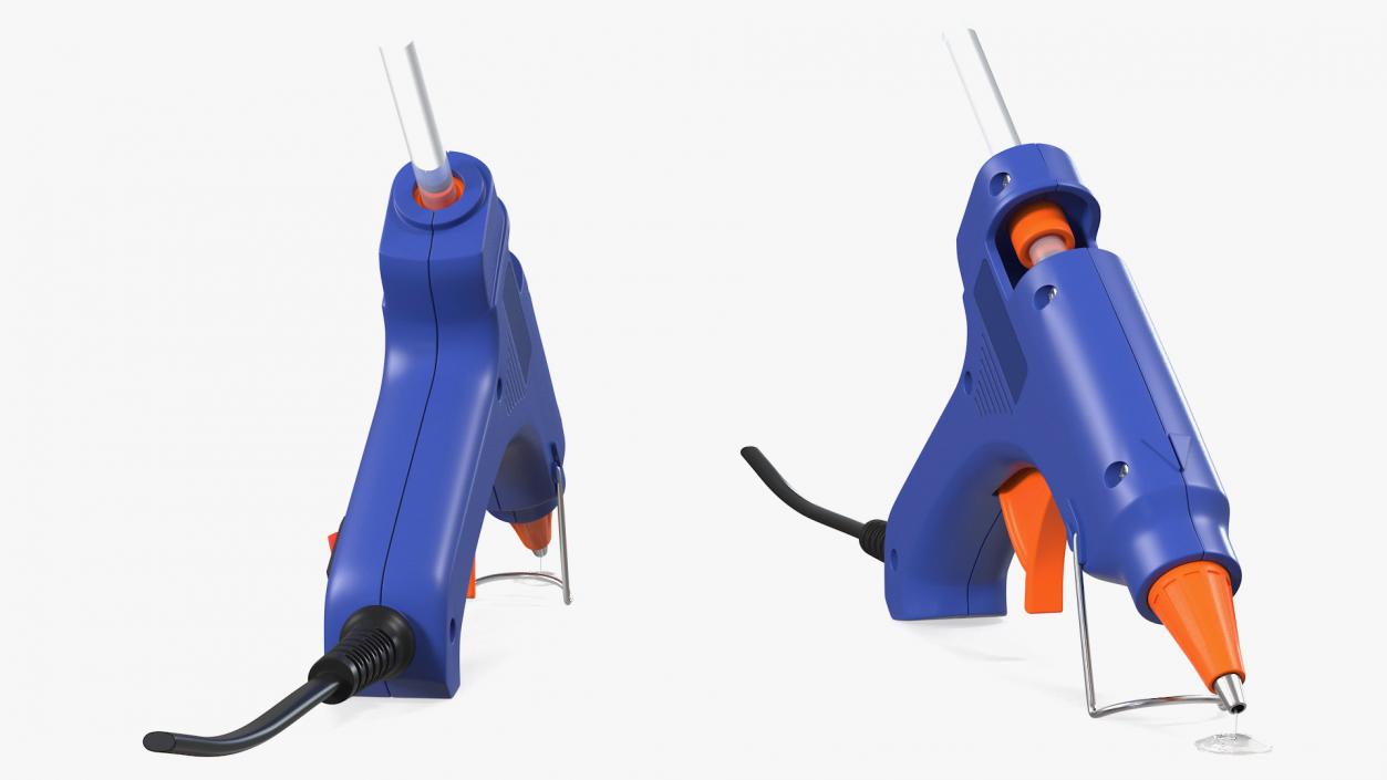 3D model CCbetter Hot Glue Gun with Glue Dripping