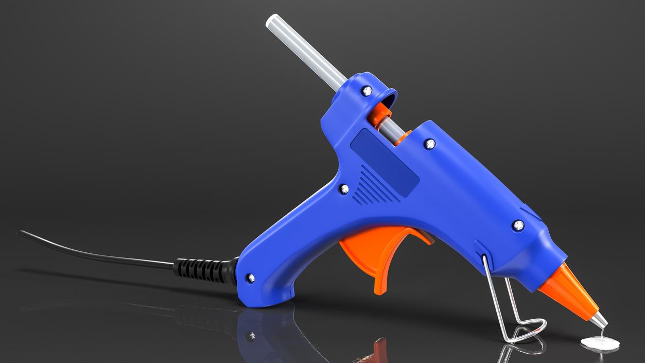 3D model CCbetter Hot Glue Gun with Glue Dripping