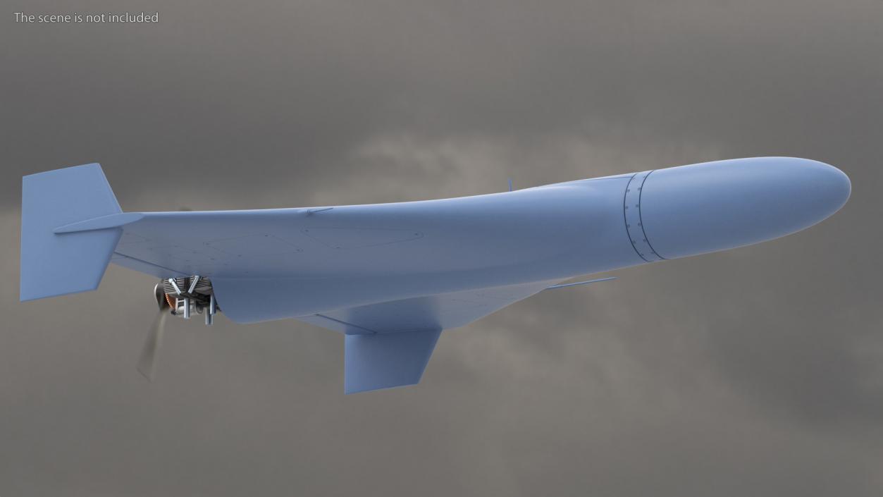 3D model Loitering Munition Rigged