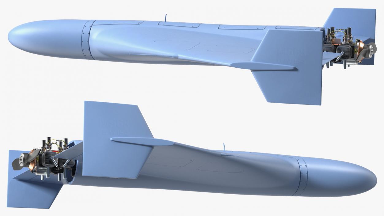 3D model Loitering Munition Rigged