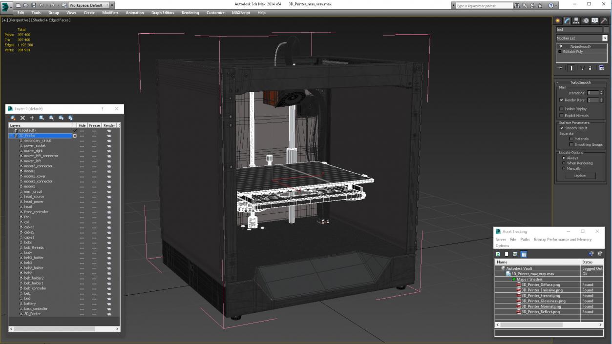 Printer 3D model