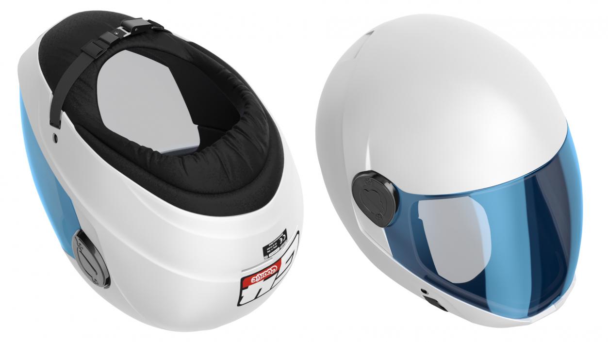 Cookie G4 Skydiving Helmet White 3D