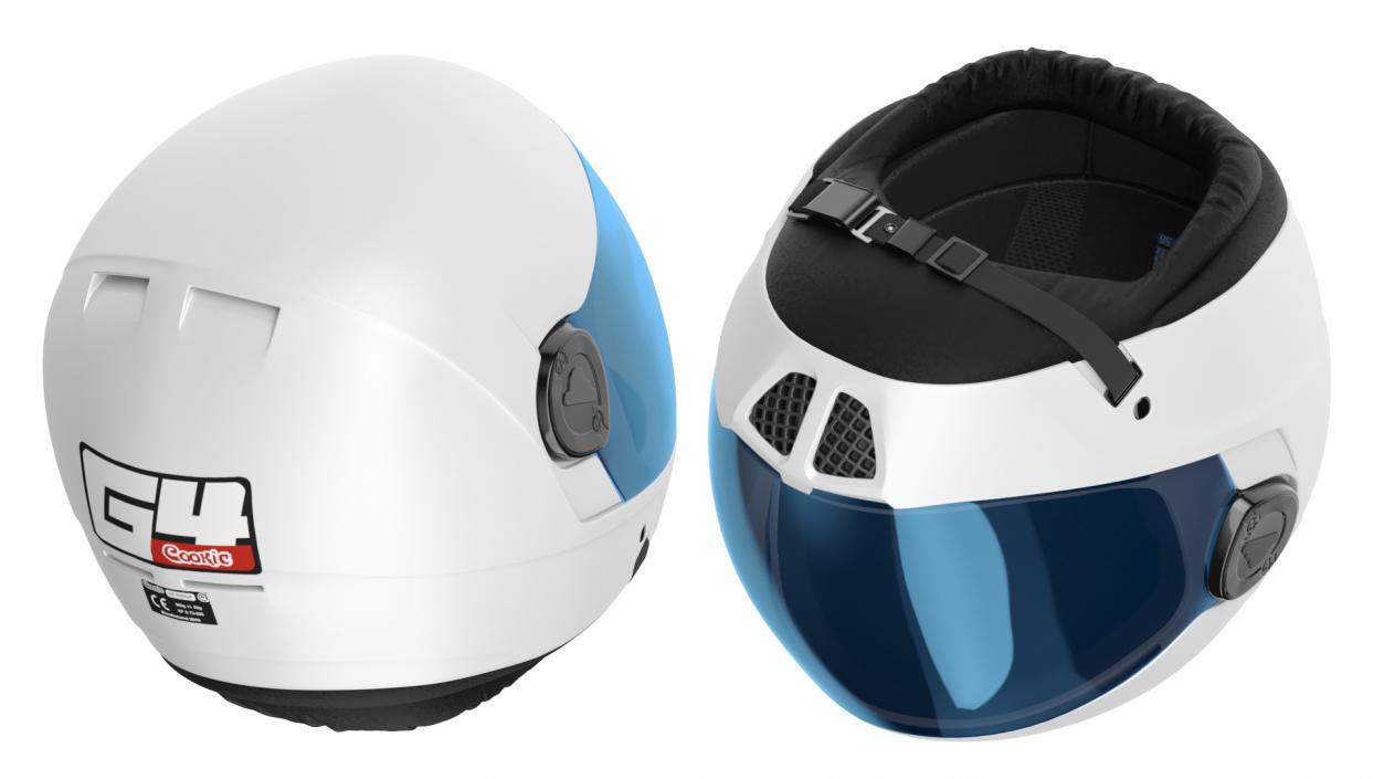 Cookie G4 Skydiving Helmet White 3D