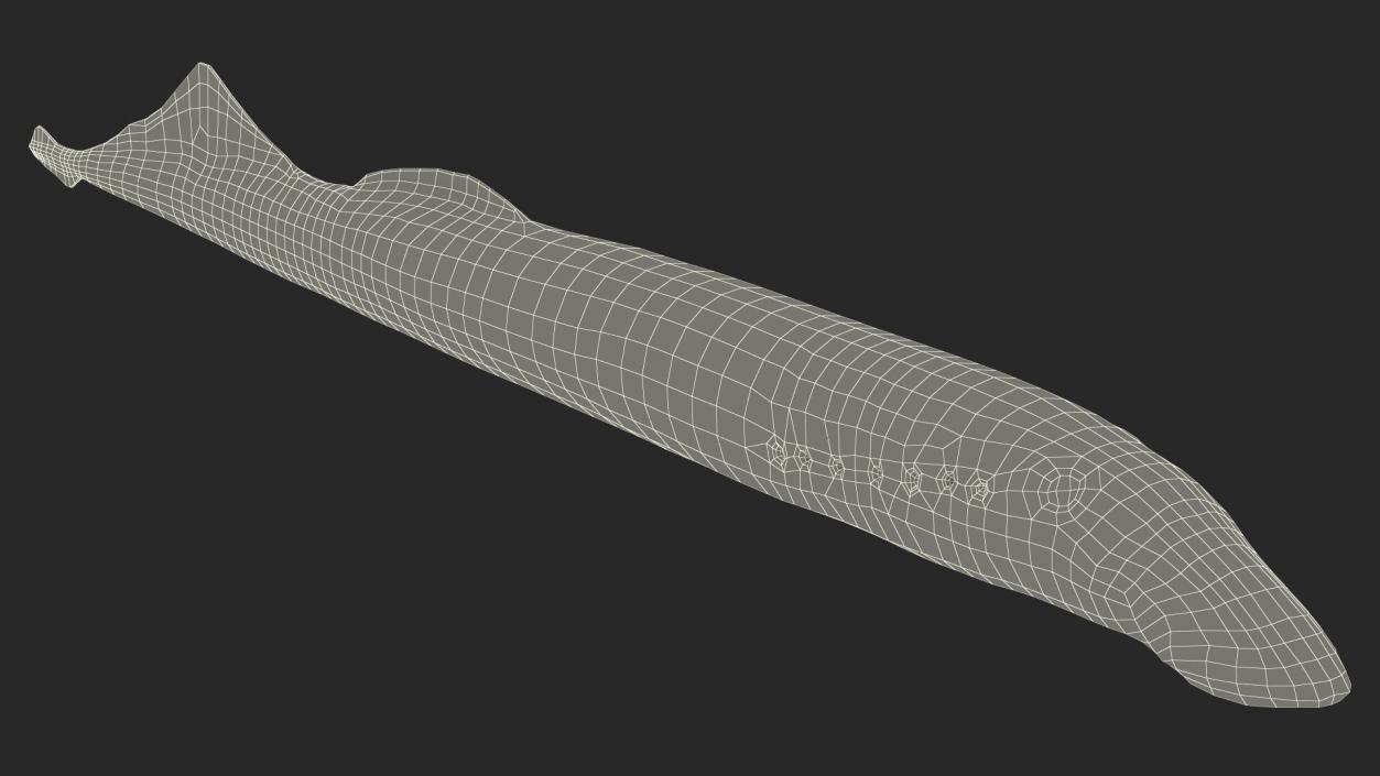 Lamprey Eel Basic Pose 3D