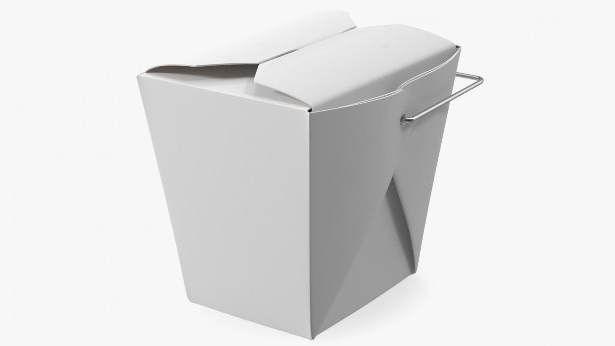 3D model Paper Take Out Food Container 16 Oz