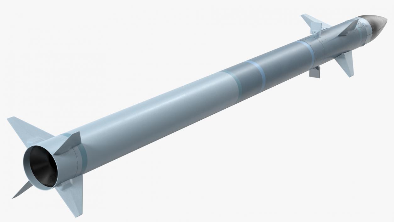 3D Interceptor Rocket model