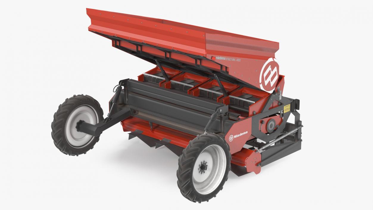 Miedema Structural 4000 Potato Planter Red Used 3D