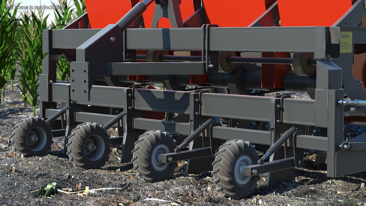 Miedema Structural 4000 Potato Planter Red Used 3D