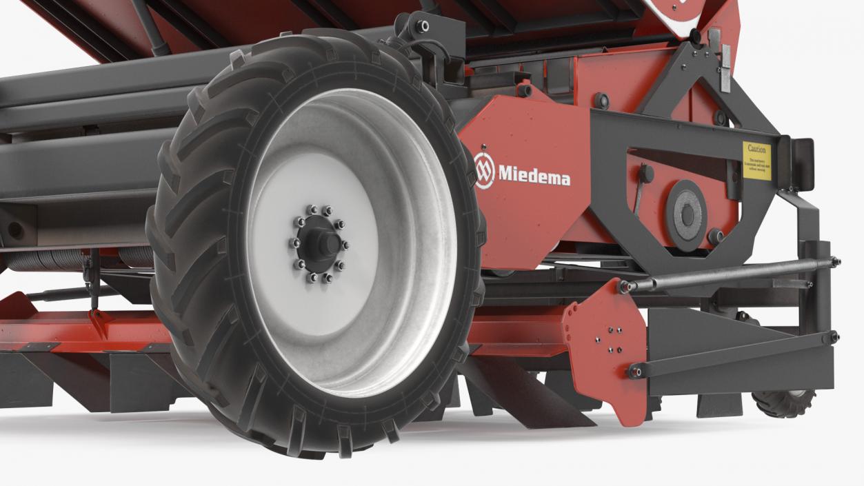 Miedema Structural 4000 Potato Planter Red Used 3D