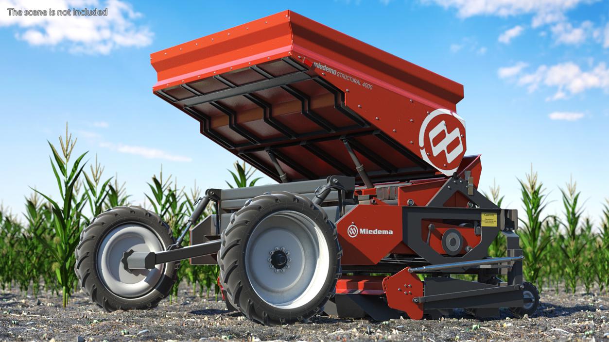 Miedema Structural 4000 Potato Planter Red Used 3D