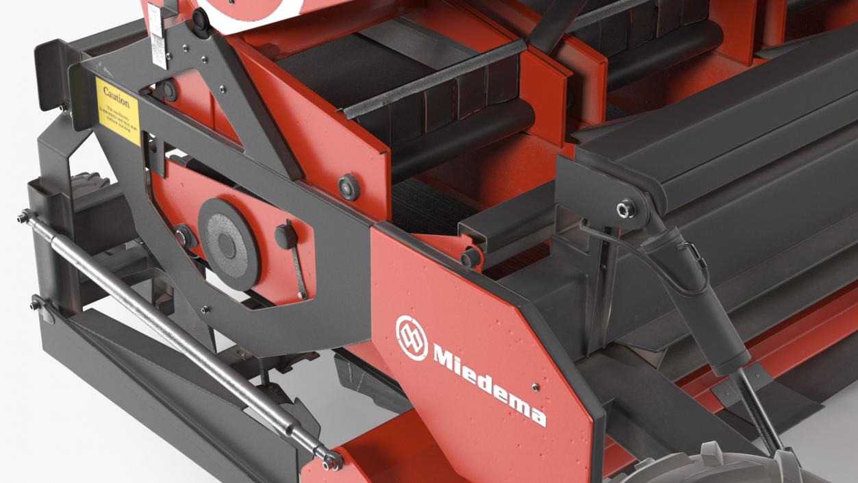 Miedema Structural 4000 Potato Planter Red Used 3D