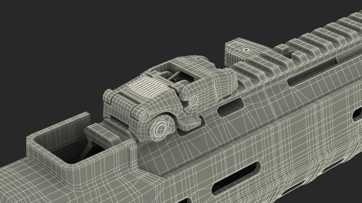 3D model Bushmaster ACR with Thermal Scope Trijicon Patrol M300W