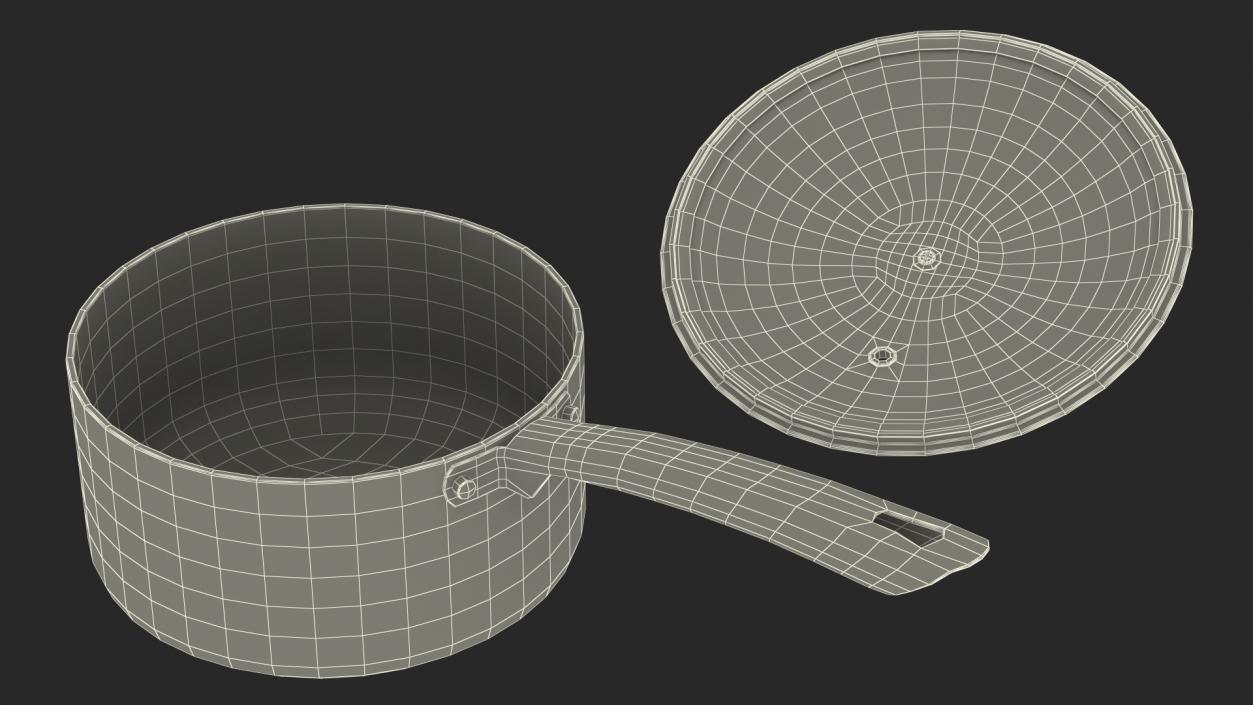 3D model Saucepan Set Generic