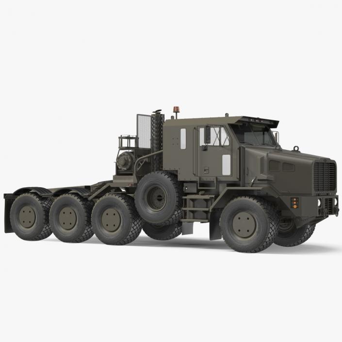 3D Tank Transporter for Military Rigged