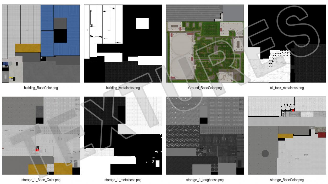 3D Oil Refining Facility