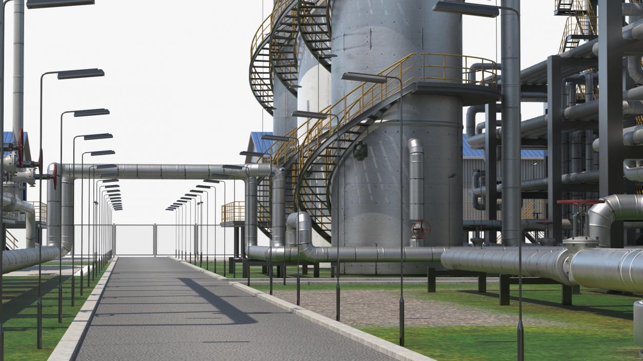 3D Oil Refining Facility