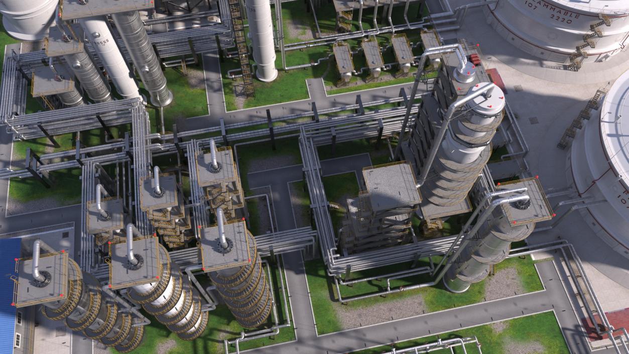 3D Oil Refining Facility