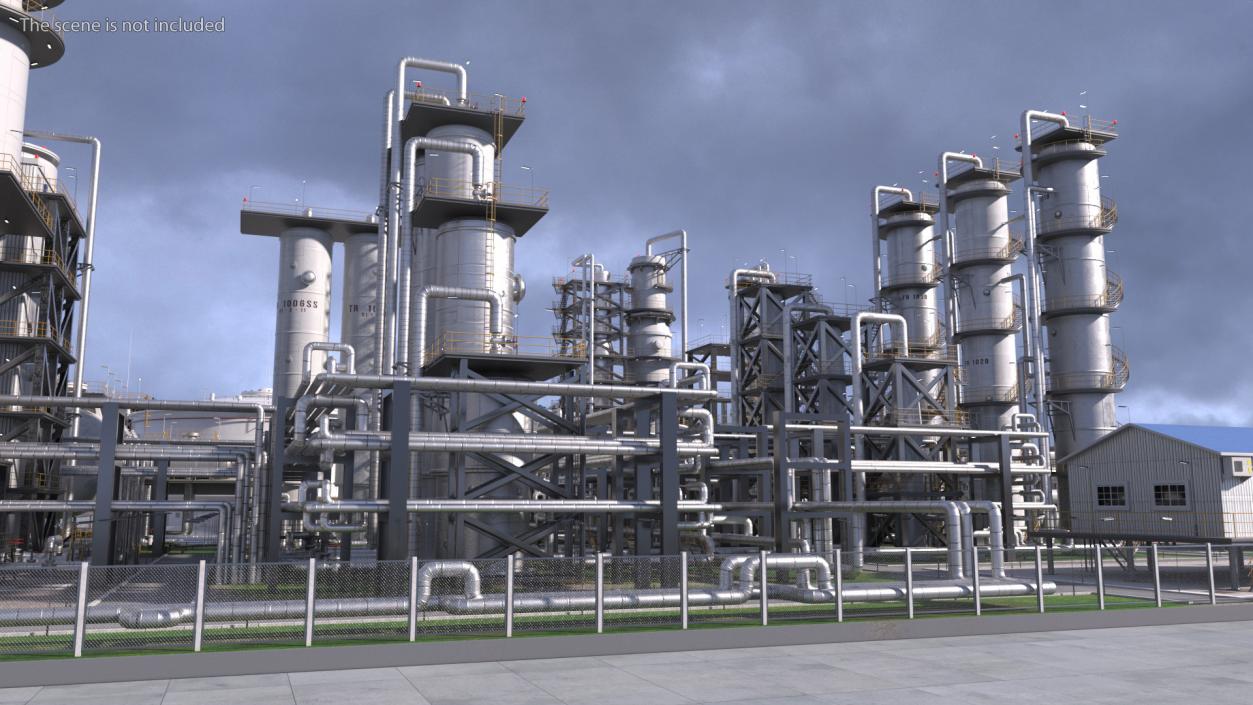 3D Oil Refining Facility