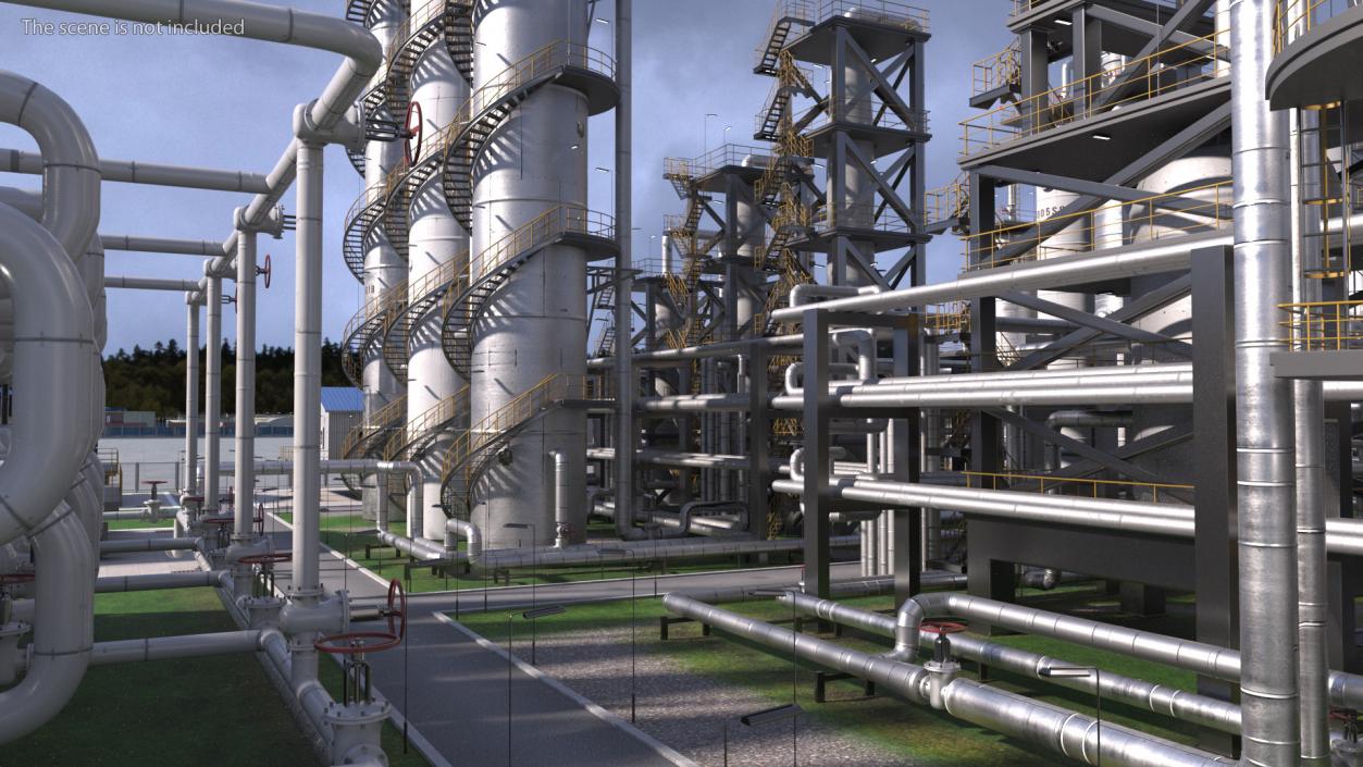 3D Oil Refining Facility