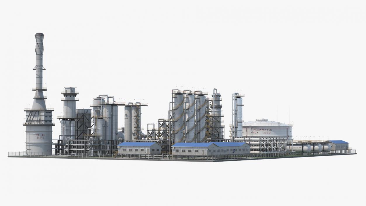 3D Oil Refining Facility