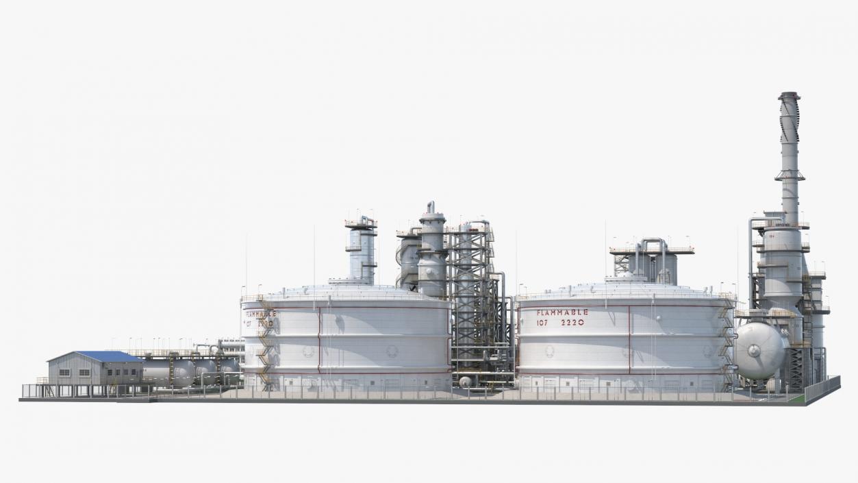 3D Oil Refining Facility