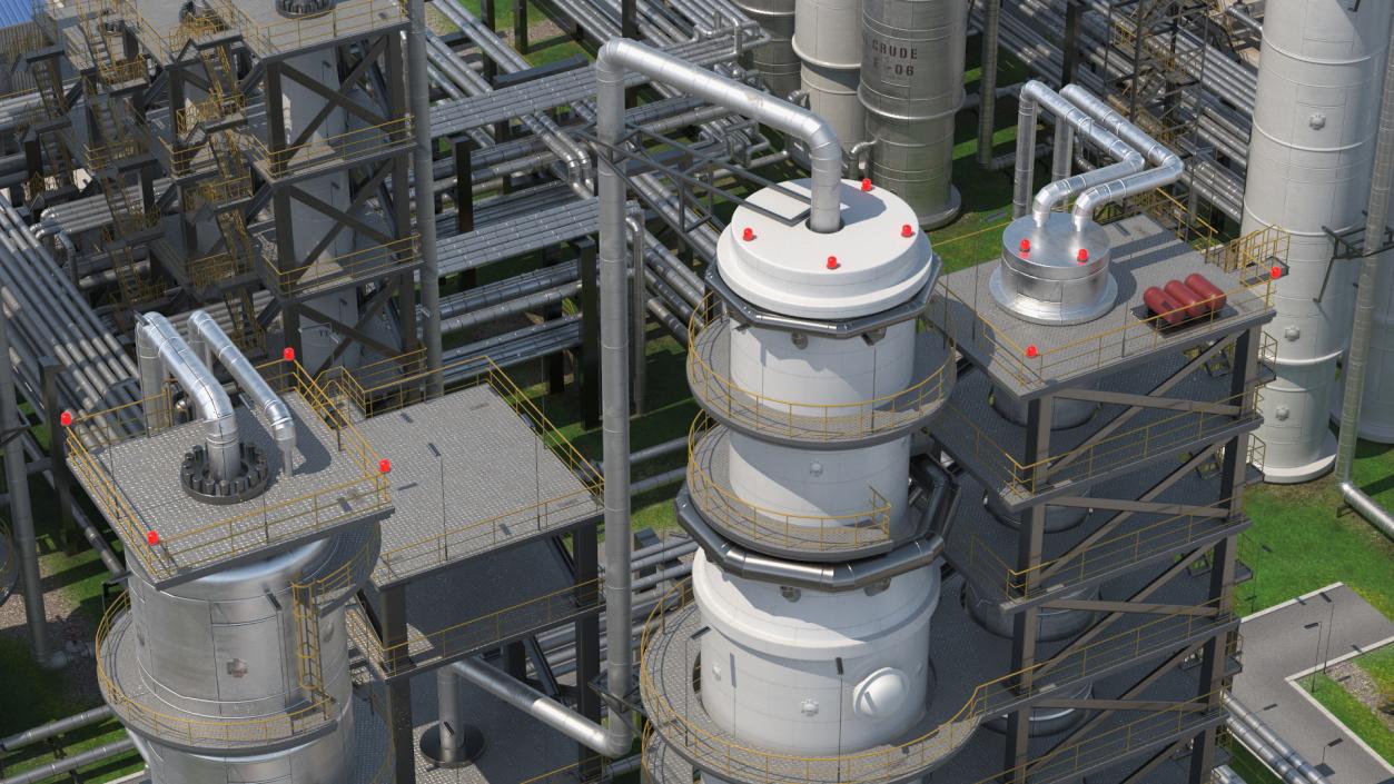 3D Oil Refining Facility