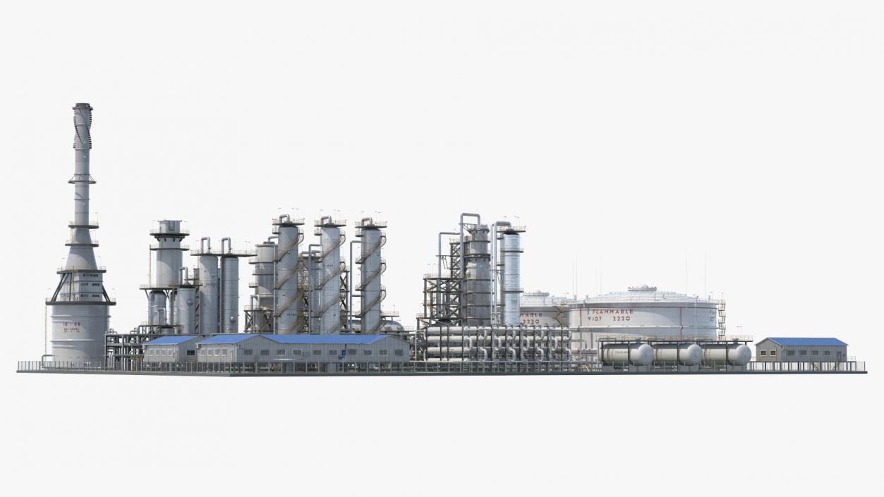 3D Oil Refining Facility