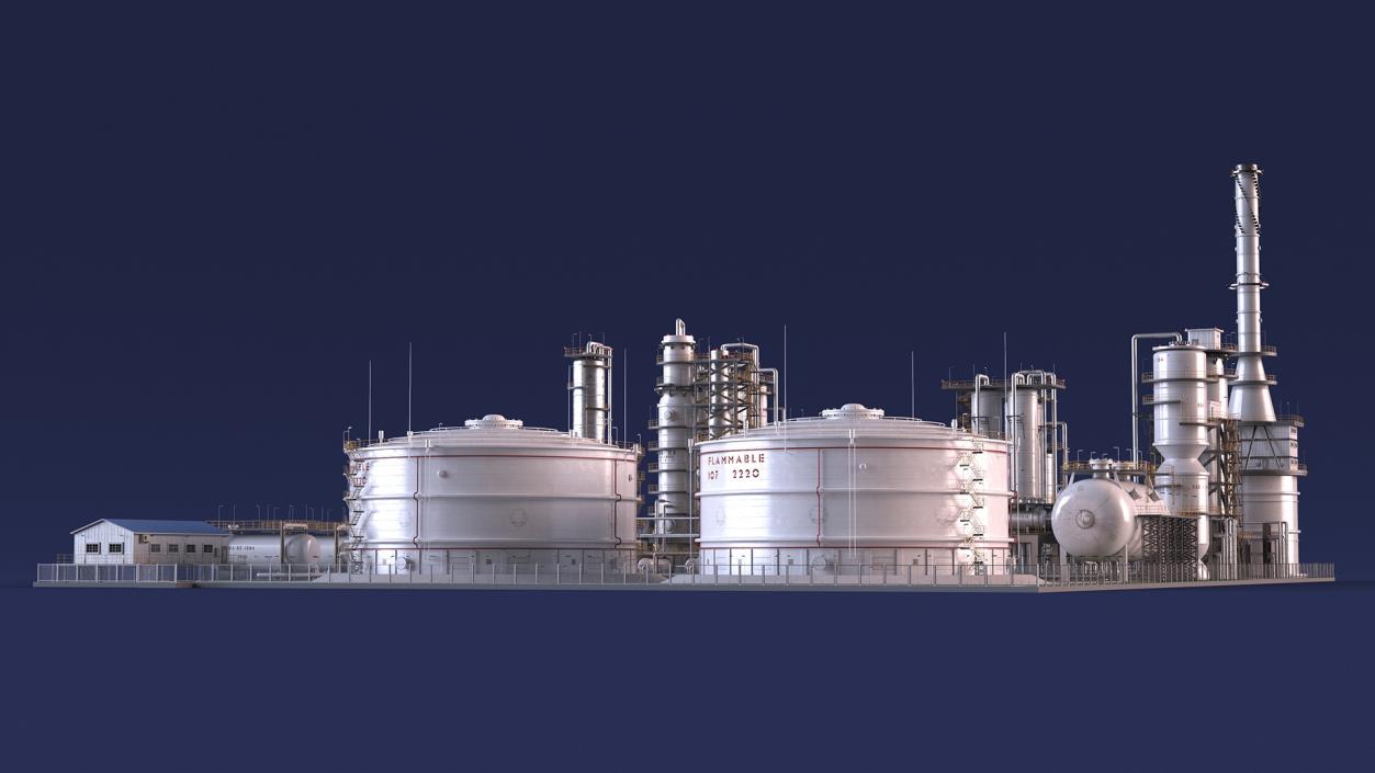 3D Oil Refining Facility