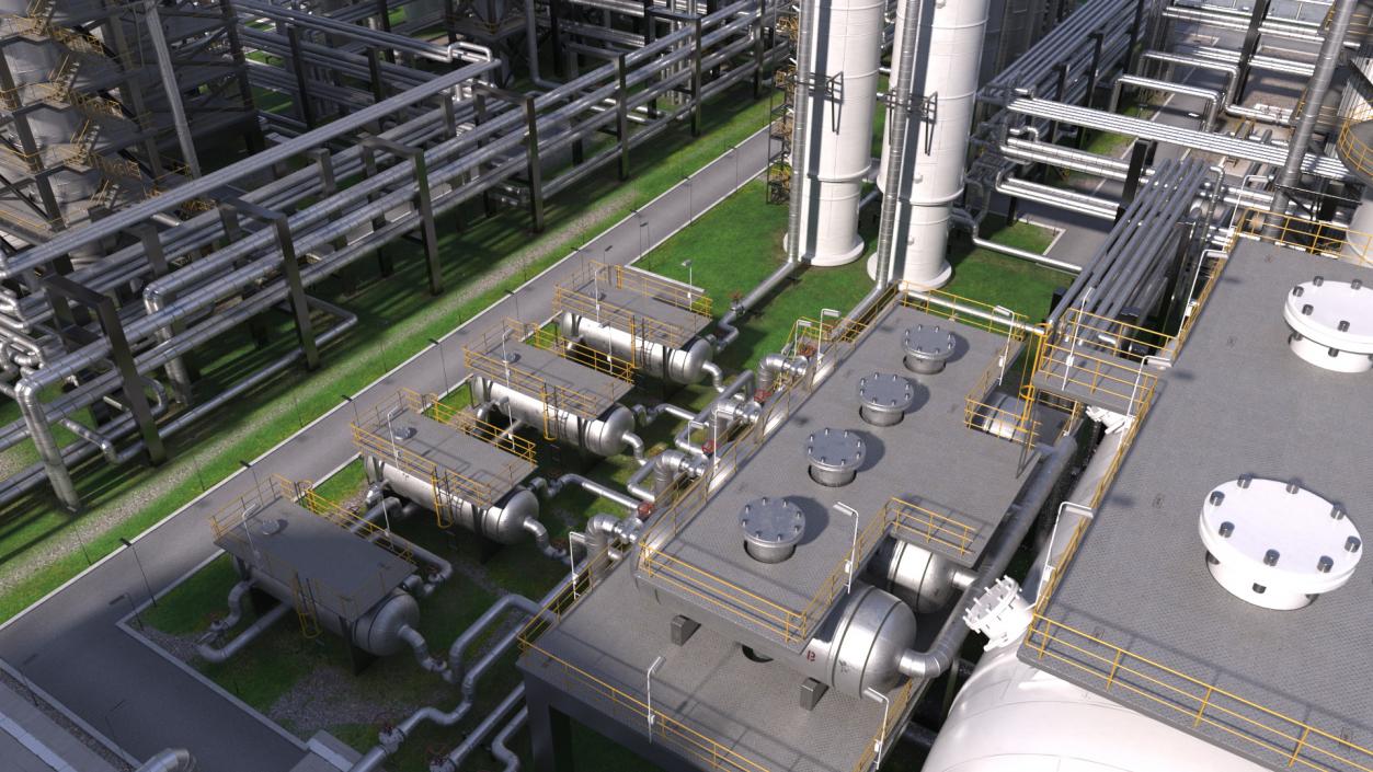 3D Oil Refining Facility