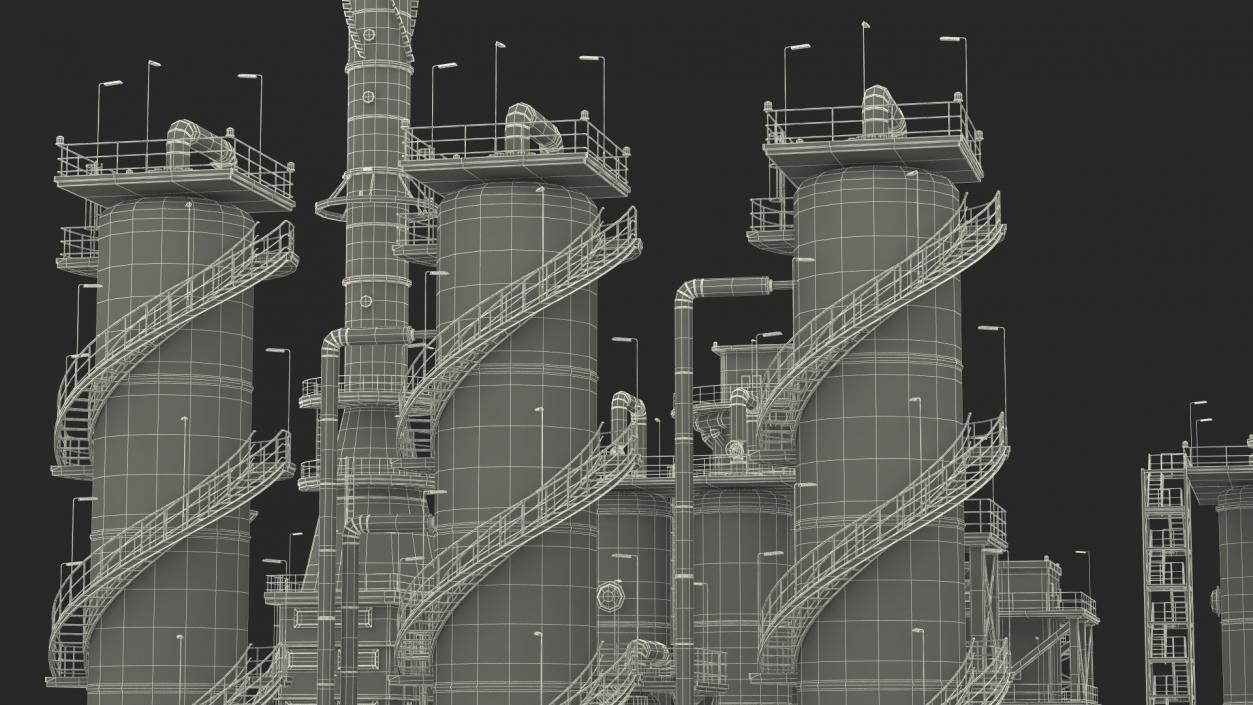 3D Oil Refining Facility